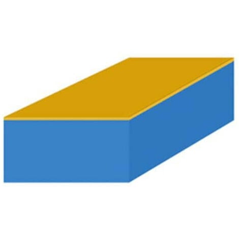 Mousse de protection 1x1m bleue adhésive épaisseur 20mm