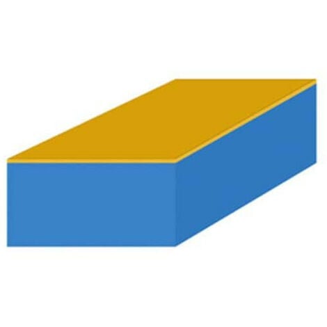 Mousse de protection 1x1m bleue adhésive épaisseur 30mm
