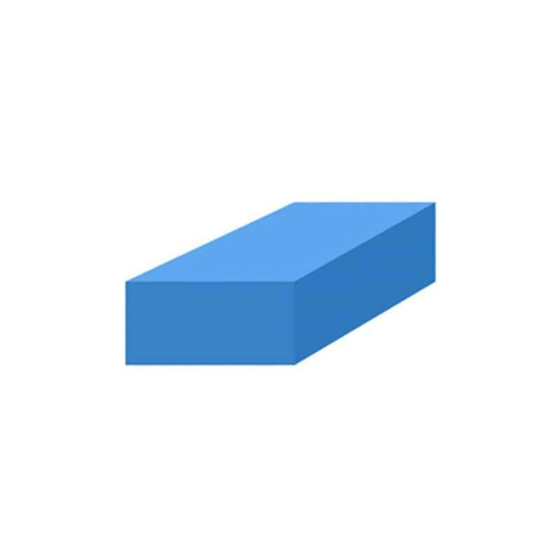 Mousse de protection 1x1m bleue non-adhésive épaisseur 15mm