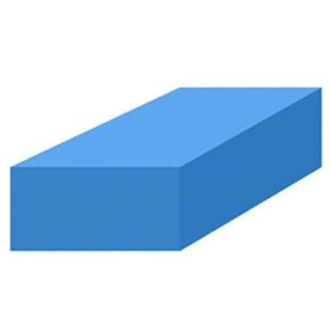 Mousse de protection 1x1m bleue non-adhésive épaisseur 15mm