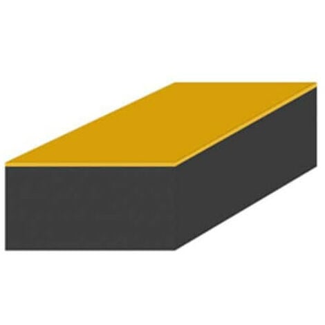 Mousse de protection 1x1m noire adhésive épaisseur 20mm