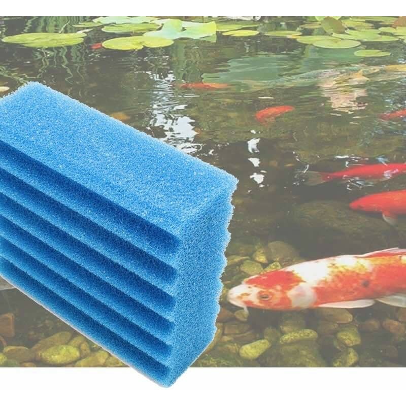 Mousse de remplacement bleue pour filtres bassin 12000 et 25000 litres - Bleu