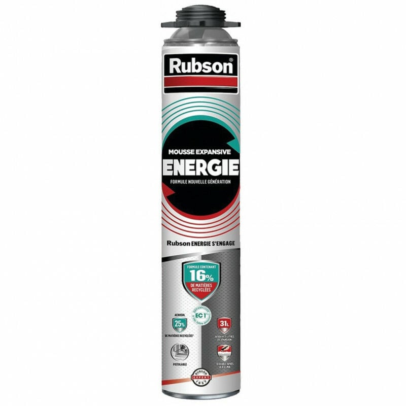 Mousse expansive pistolable Energie 750ml Rubson