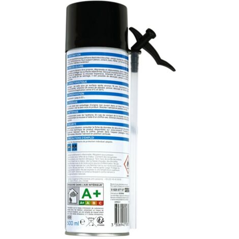 mousse expansive - polyuréthane - bombe de 500 ml - deltapro 1988756