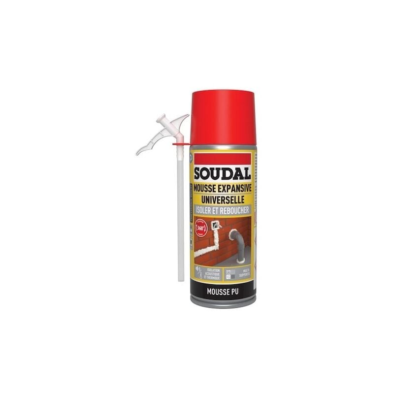 Mousse expansive pu low mdi - 500 mL Soudal