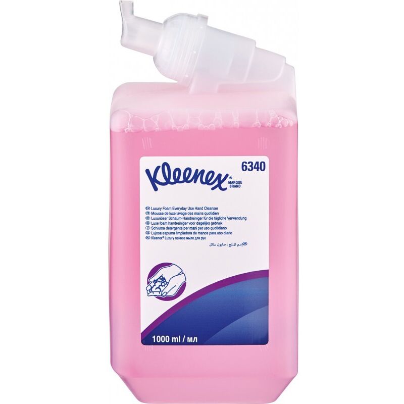 Mousse nettoyant pour les mains 1l, rosa (Par 6)