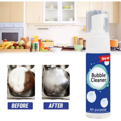 Mousse Nettoyante Multifonction Cuisine - Dégraissant, Anti-Rouille et Spray à Bulles