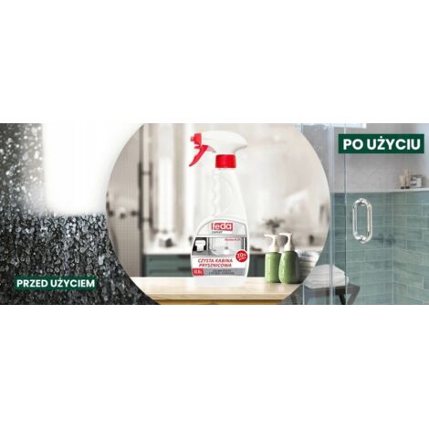 Mousse nettoyante pour cabine de douche Feda 0,6 l