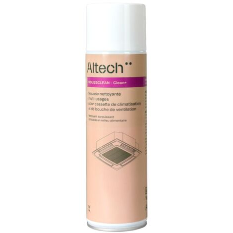 mousse nettoyante - pour climatisation et bouches - multi-usages - 500 ml - altech 4209459