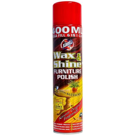 Mousse nettoyante pour meubles XANTO Wax & Shine 400 ml