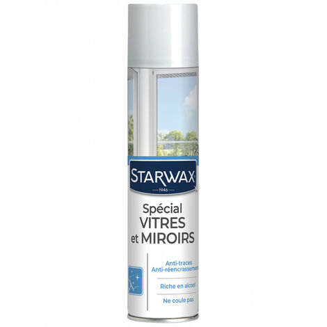 BRUNEL Mousse nettoyante pour vitres et miroirs 400ml STARWAX