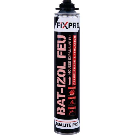 Mousse polyuréthane - Bat-izol feu - Fixpro - Vendu à l'unité