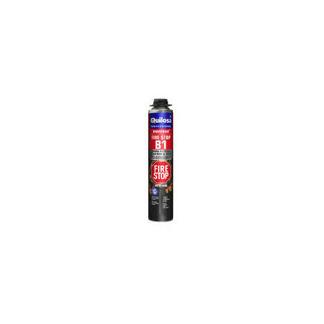 Mousse polyuréthane coupe-feu B1 – Aérosol 750 ml – Isolation thermique et acoustique – Étanchéité aux fumées et gaz – Quilosa