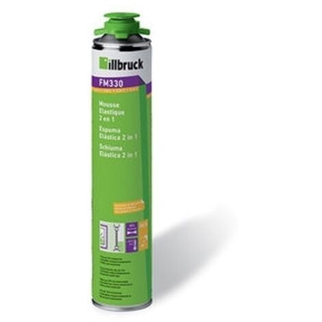 Mousse polyuréthane expansive 750 ml – Élastique tous sens – Excellente isolation thermique et acoustique – Utilisation 360° – NEC
