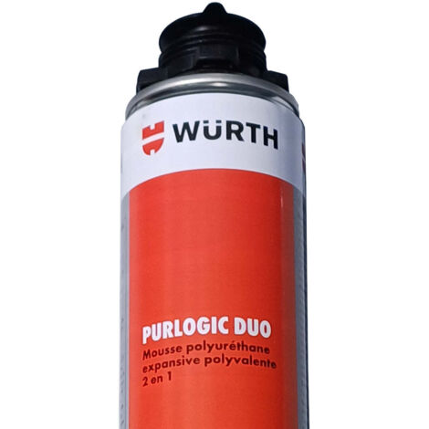 Mousse polyuréthane expansive Purlogic Duo 750 ml - Wurth