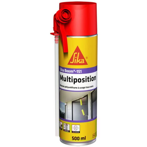 Mousse polyuréthane SIKA - SikaBoom 151 Multiposition - 500 ml