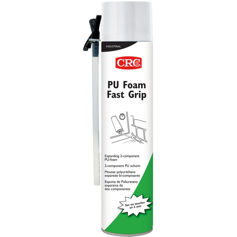 CRC - Mousse polyuréthane à prise rapide Liquide Vert Aérosol 400 ml ( Prix pour 1 )