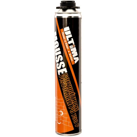 MOUSSE PU AÉROSOL PISTOLABLE 700 ML - ULTIMA - 16091 ULTIMA VISSER FIXER COLLER