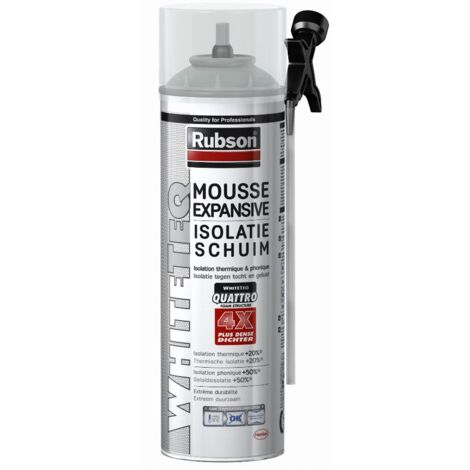 Mousse PU expansive 500ml WhiteTEQ (1 aerosol de 500 ml) - Quantité : 1 aerosol de 500 ml