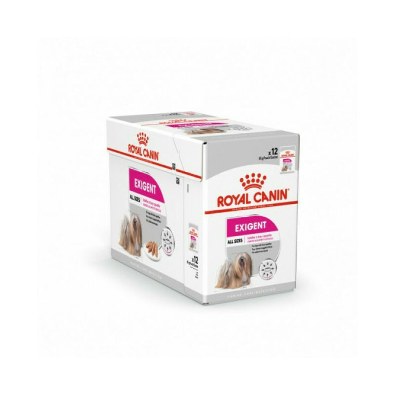 Mousse Royal Canin Exigent pour chien - 12 sachets fraîcheur 85 g