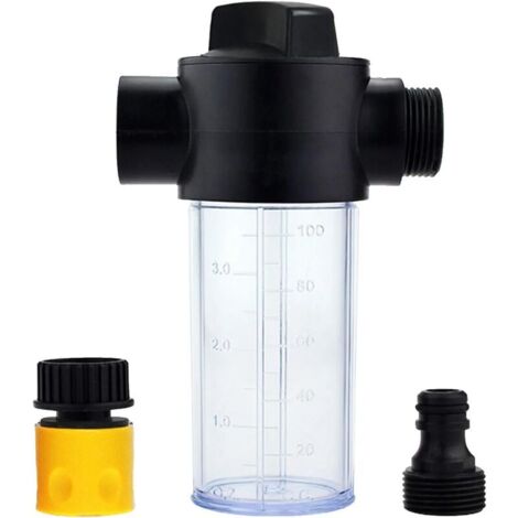 Mousse Voiture, Pot De Mousse De Pistolet à Eau De Lavage De Voiture Transparent Abs avec Pulvérisateur pour Voiture, Pneu, Nettoyage de vitres