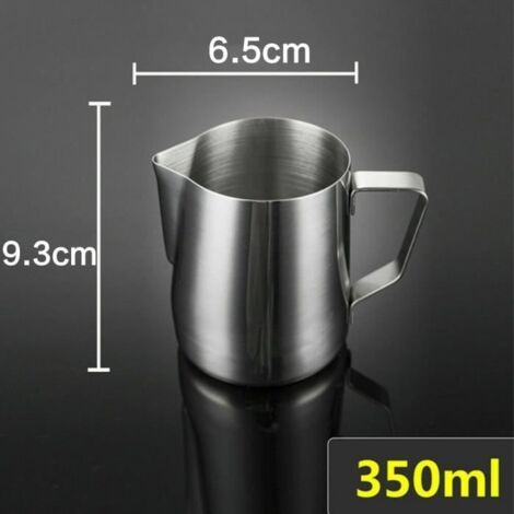 MOUSSEUR A CAFE,350ml-Pichet à Lait en Acier Inoxydable, Artisanat, Café Latte, Art de la Mousse, Tasse, 150 350 600ml
