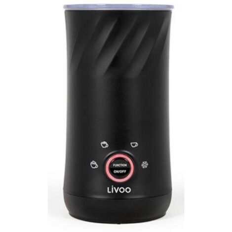 Mousseur à lait 500w 0.3l noir - Livoo - DOD226N