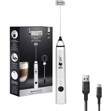 Mousseur à lait automatique Bialetti 0006770 en acier inoxydable