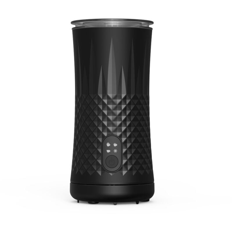 Tonchean - Mousseur à Lait Electrique 4 en 1, Emulsionneur Automatique à Mousse Chaude et Froide et Chauffe-lait pour Latte Cappuccino Macchiatos,