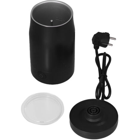 Mousseur à lait électrique en acier inoxydable, mousse à lait automatique pour café, 220V‑240V, noir - Idéal cuisine maison