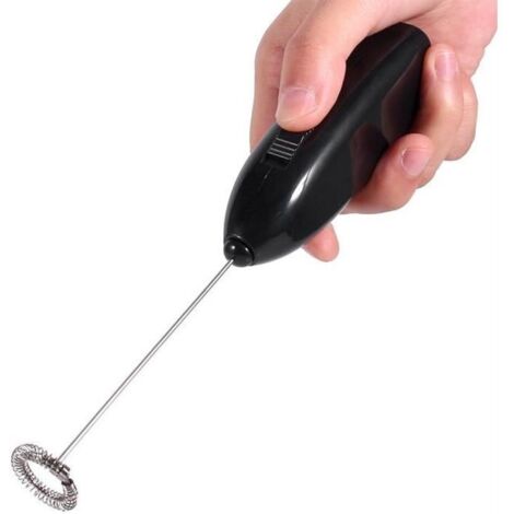 Mousseur à lait - VINGVO - Mini mousseur à lait - Plastique ABS - Acier inoxydable 304 - Électrique