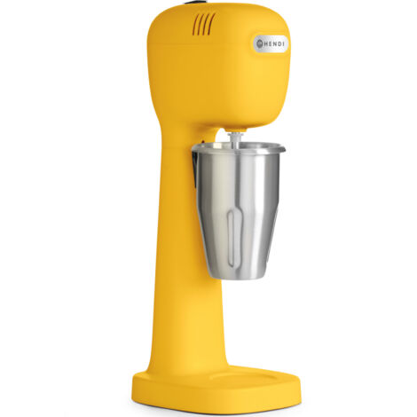 Mousseur à milkshakes shaker 400 W jaune - Hendi 221631
