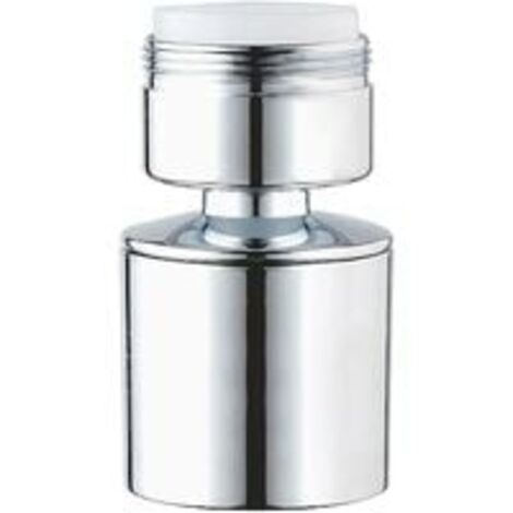 Mousseur Robinet 24mm de Cuisine Double Fonction, Certification ACS, Filetage Mâle Chrome (M24)