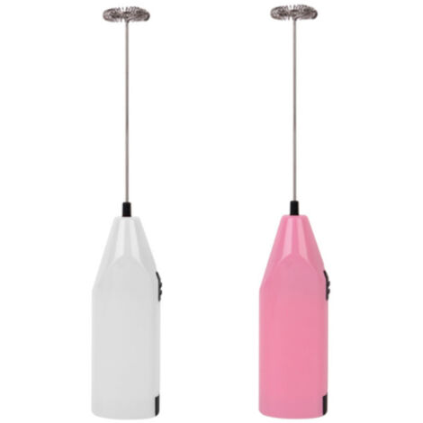Mousseurs À Lait Portables À Piles – Fouet Électrique Pour Mousseur À Café, Agitateur À Batterie, Mousseur À Lait Portable, Mini Mixeur Pour Café Pare-Balles, Cappuccino, Latte, Frappe Et Thé Matcha –