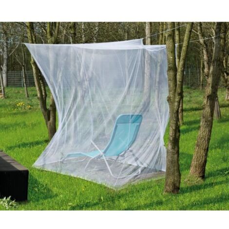 Moustiquaire à suspendre pour intérieur et extérieur - 200 x 100 x 200 cm