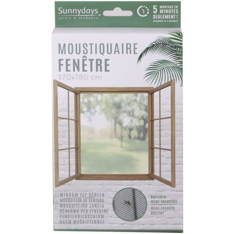 Moustiquaire ajustable pour fenêtre anti-insectes