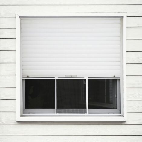 PROTECTA Moustiquaire alu extensible pour volet roulant sans percer L70-132cm x H50cm