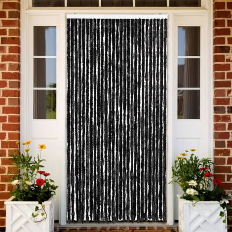 Moustiquaire anthracite 118x220 cm chenille