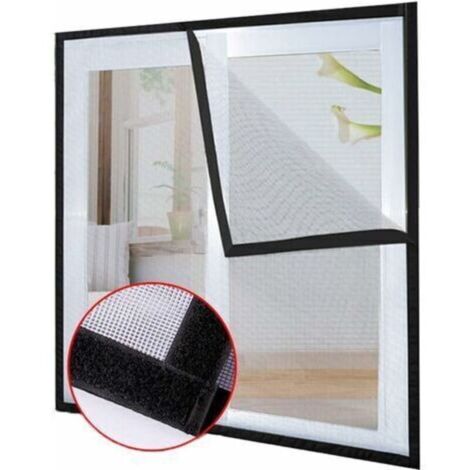 Moustiquaire de fenêtre pour chat 120 x 150 cm – Fibre de polyester résistant – Installation facile avec ruban adhésif