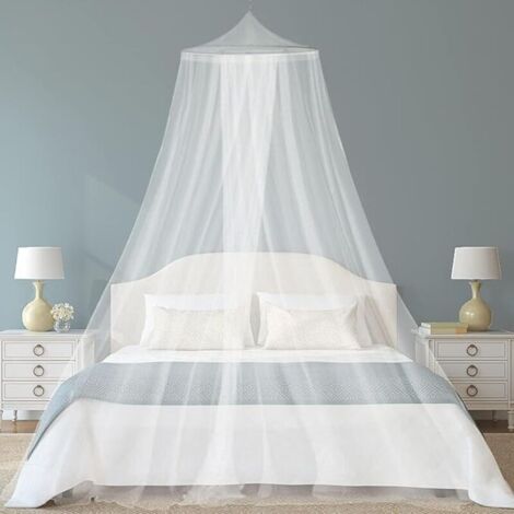 Moustiquaire de lit, ciel de lit, moustiquaire pour lit simple/lit double, moustiquaire pour lit adulte/fille/bébé/enfant, mo