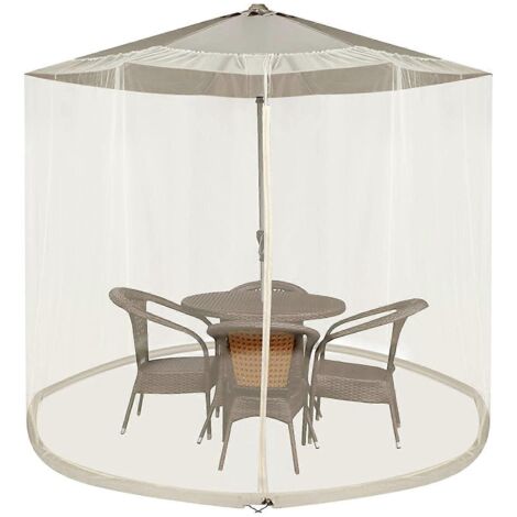 Moustiquaire de table avec fermeture éclair, moustiquaire universelle en polyester.