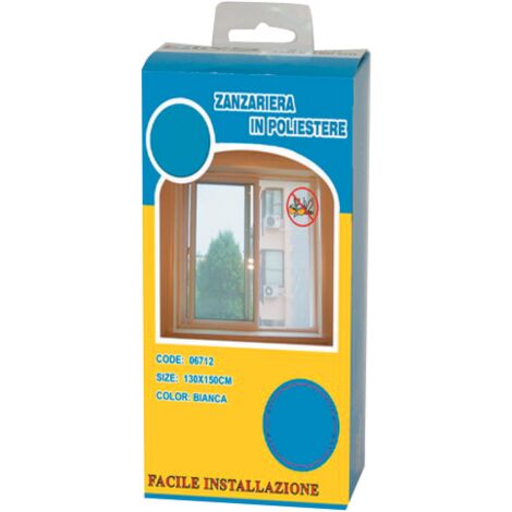 moustiquaire en polyester pour balcons, fenA tres, portes, 75x250 cm blanc