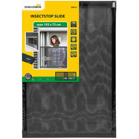 Moustiquaire Extensible Anthracite Protection Anti-insectes Modulable - Schellenberg