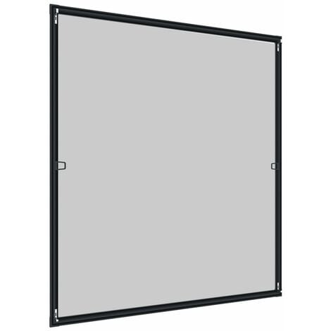 Moustiquaire fenetre cadre fixe confort Blanc 100x120 cm - Blanc
