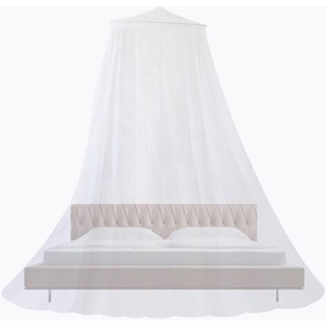 Moustiquaire Lit Grande pour Lit Bébé, moustiquaire pour intérieur ou extérieur, Adapté pour Lit Bébé,Blanc