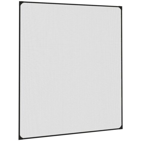 Moustiquaire magnétique pour fenêtre，Rideau anti-moustiques anthracite 120x140 cm CFW88656