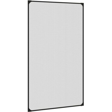 Moustiquaire magnétique pour fenêtre，Rideau anti-moustiques anthracite 80x140 cm CFW76991