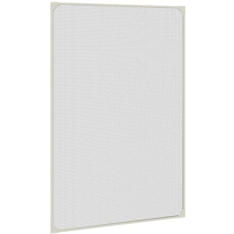 Moustiquaire magnétique pour fenêtre，Rideau anti-moustiques blanc 80x120 cm CFW92976