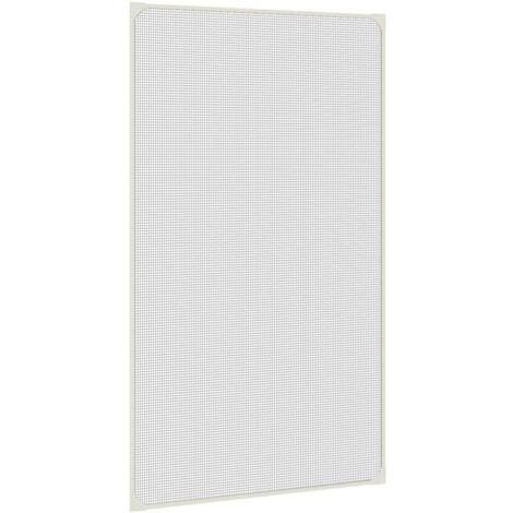 Moustiquaire magnétique pour fenêtre，Rideau anti-moustiques blanc 80x140 cm CFW98877