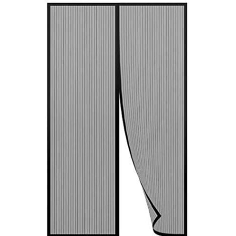 Moustiquaire magnétique - Taille 130 x 210cm, Rideau moustiquaire pour porte d'entrée, porte, terrasse
